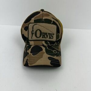 Orvis Camo Fly Drying Patch Unisex Hat Cap Mesh Snapback Trucker Hat Cap